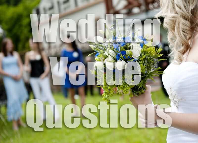 wedding venue questions