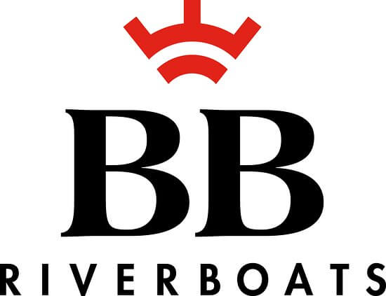 The logo for bb riverboats, a Cincinnati DJ specializing in weddings in Ohio.
