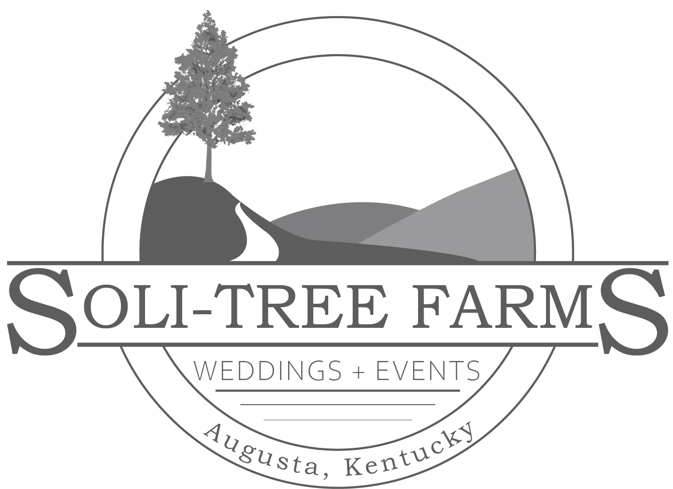 logo for Soli-Tree Farms Weddings & Events in Augusta, Kentucky