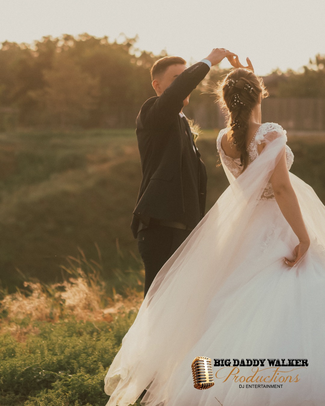 Wedding couple dancing first dance